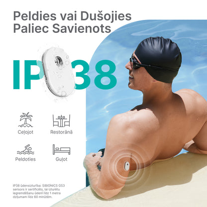 SiBionics GS3 nepārtrauktās glikozes monitorēšanas (CGM) sistēma